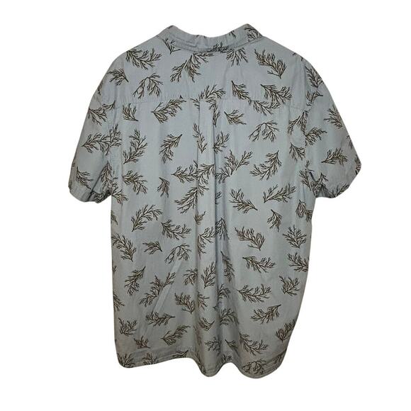 The North Face men's short sleeve cotton button down light blue size XXL - Picture 4 of 10